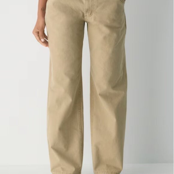 Artizia Low-rise cotton canvas carpenter pants - Picture 4 of 8